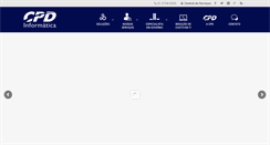 Desktop Screenshot of cpd.com.br
