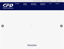 Tablet Screenshot of cpd.com.br